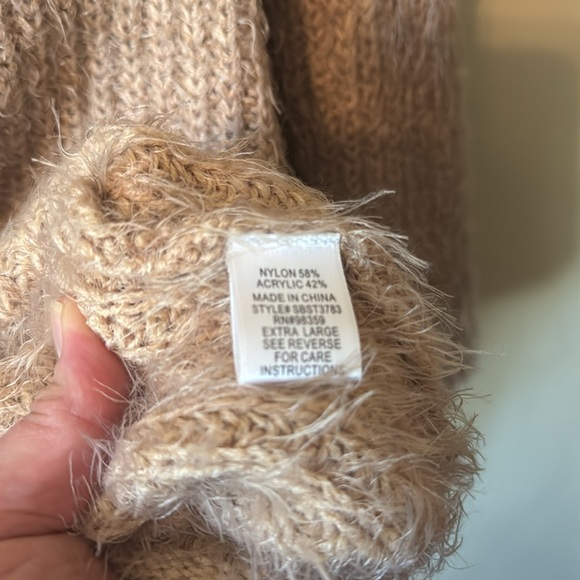 🐷🧸🌤️🌸🌟Cozy Knit Sweater in Soft Beige - Picture 6 of 6